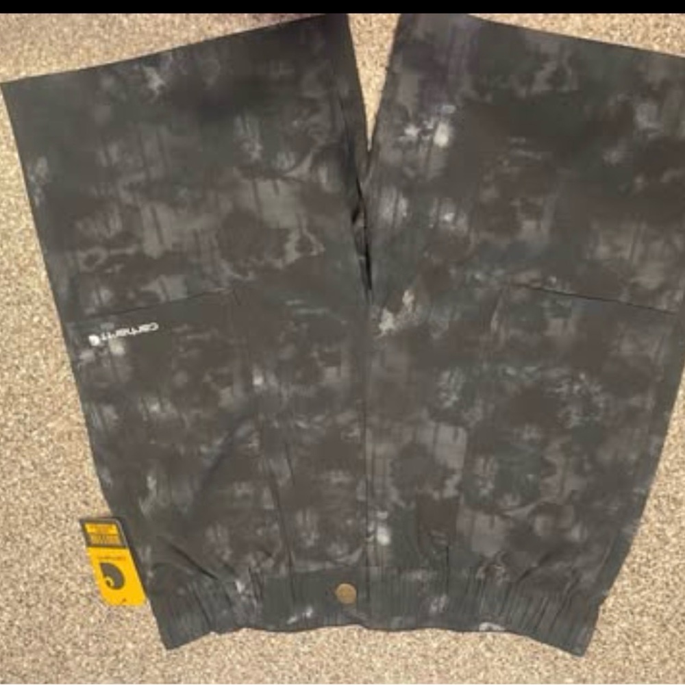 Carhartt Charcoal and Black Work Pants